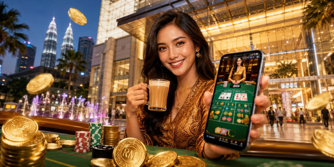 Suasana permainan kad poker dan baccarat di Kuala Lumpur melalui platform dalam talian 50470